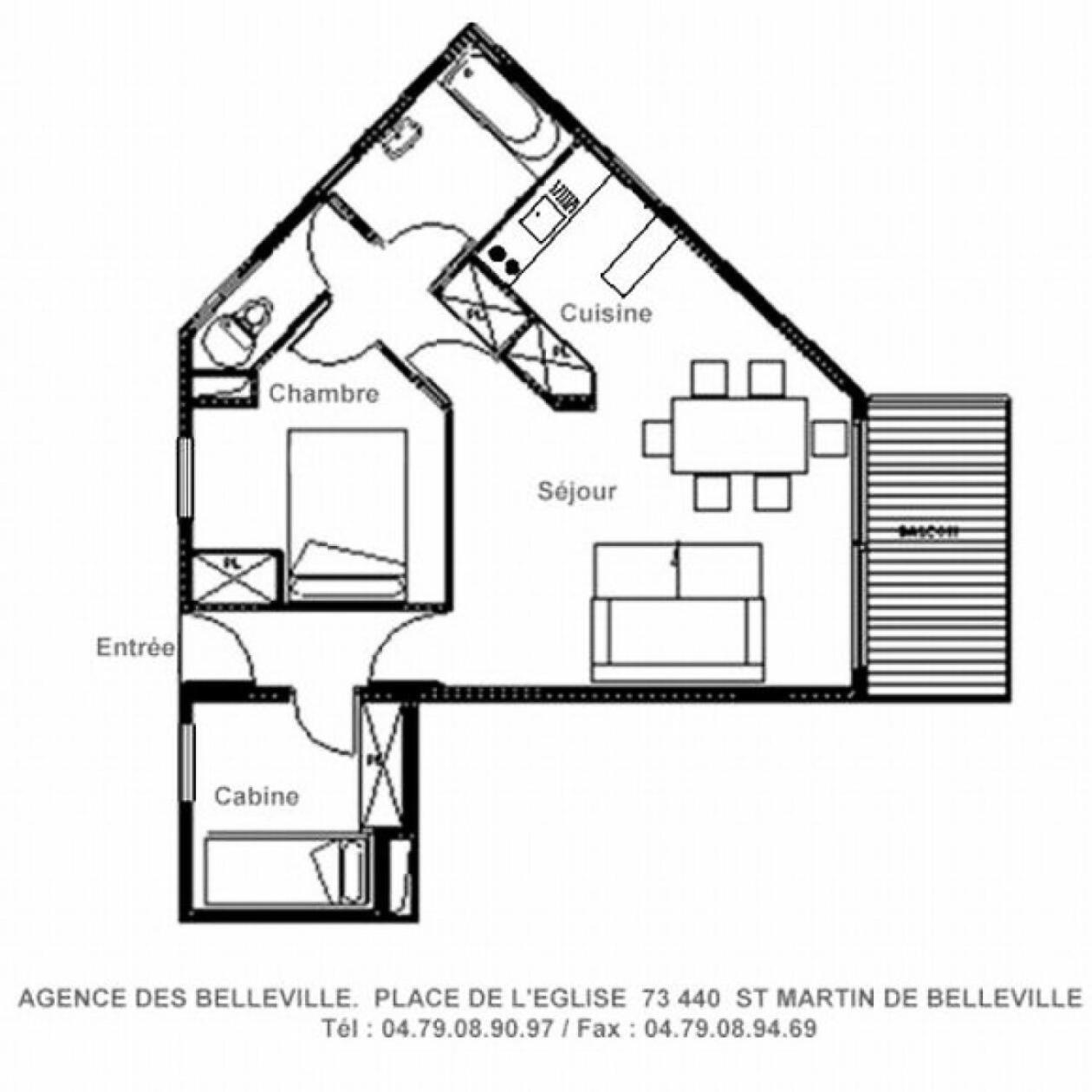 Residence Balcons De Tougnette - Appartement Lumineux Et Agreable - Proche Des Pistes - Balcon Mae-0354 Saint-Martin-de-Belleville Extérieur photo